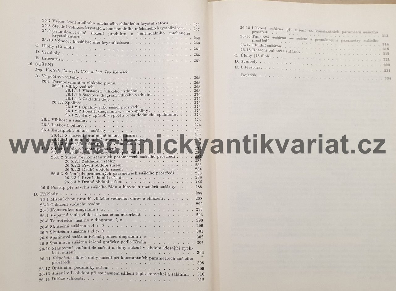 Příklady chemickoinženýrských výpočtů III. - Ryba, Pechoč, Hrubý, Neužil, Žampachová (1973)