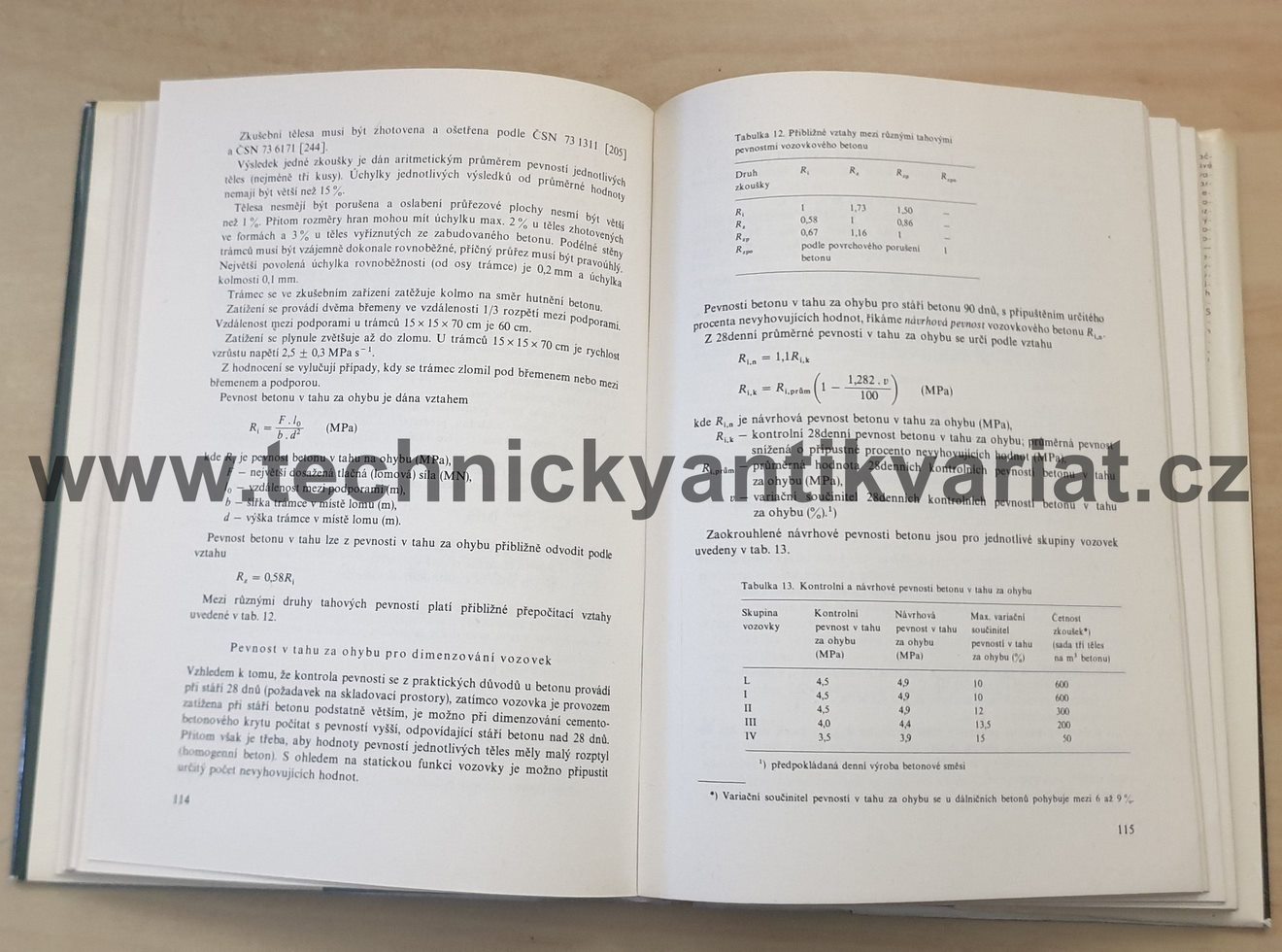 Vozovky z cementovaného betonu - E.Šlachta (1981)