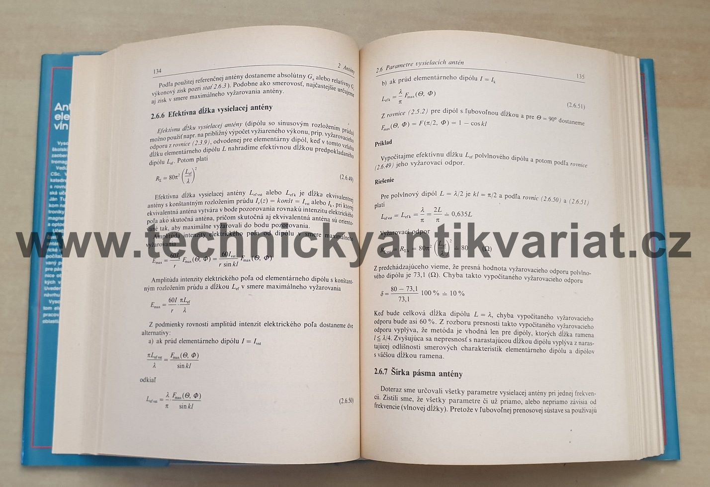 Antény a šíření elektromagnetických vln - Vávra, Turán (1989)