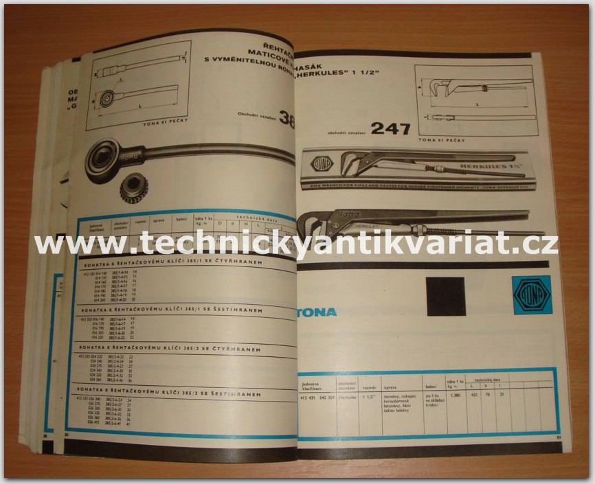 Tona - katalog