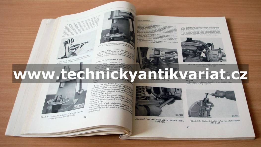 Škoda 100,100L,110L,110LS - Dílenská příručka (1974)