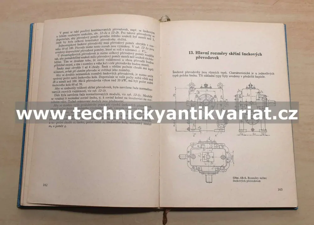 Konstrukce šnekových převodovek - František Bláža (1964)