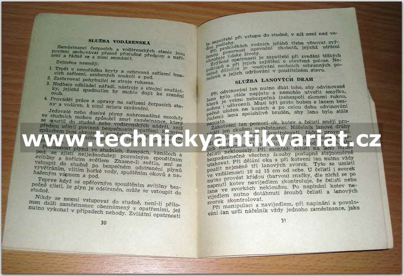 Pokyny o ochraně bezpečnosti při práci ve službě 