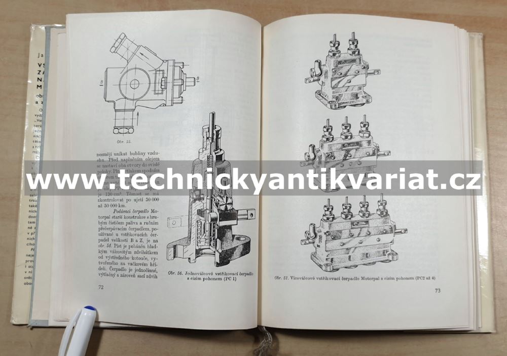 Vstřikovací zařízení naftových motorů - Jaromír Indra (1969)