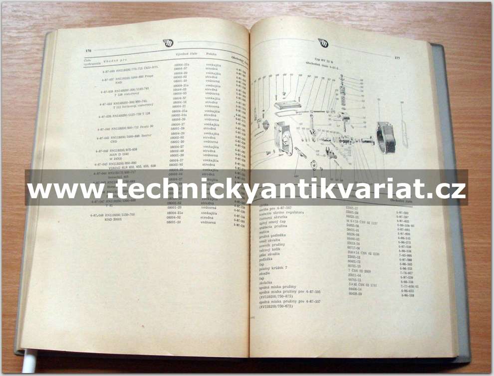 katalog vstřikovacího zařízení pro motorová vozidla