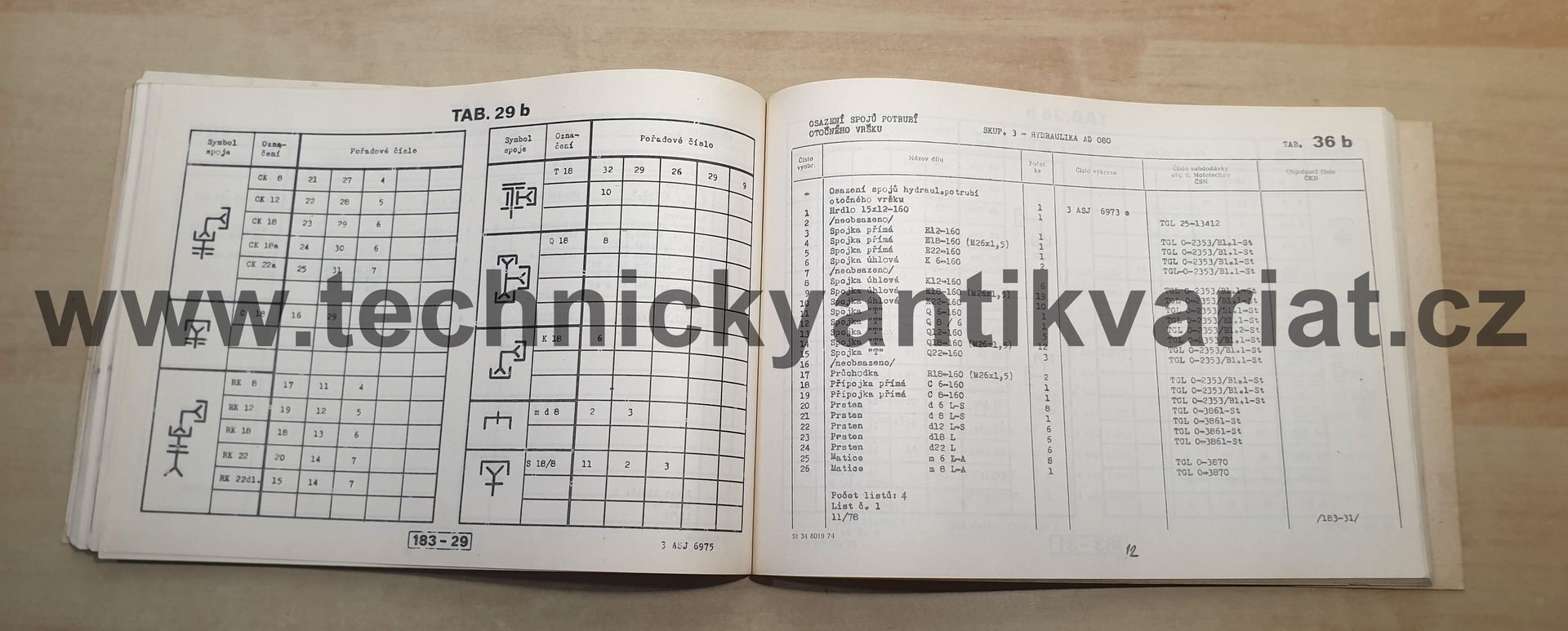 Automobilní jeřáb AD 080 - Dodatek 1-6. (návod a katalog dílů)