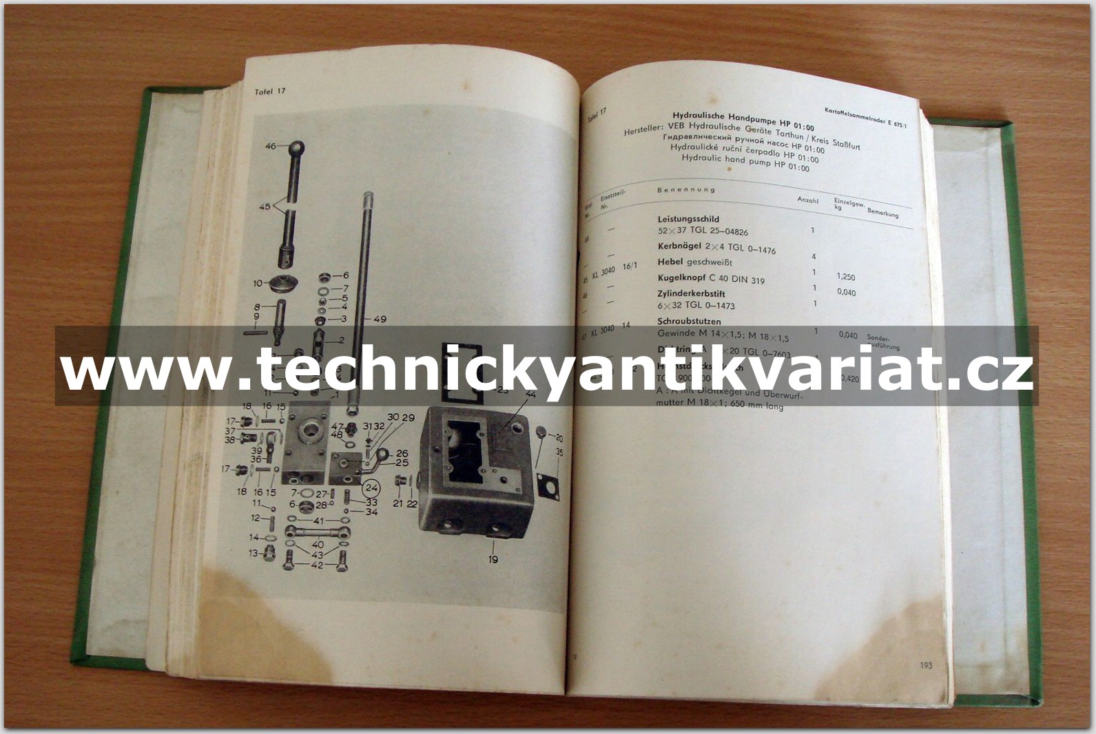 Kartoffelsammelroder E 675/1