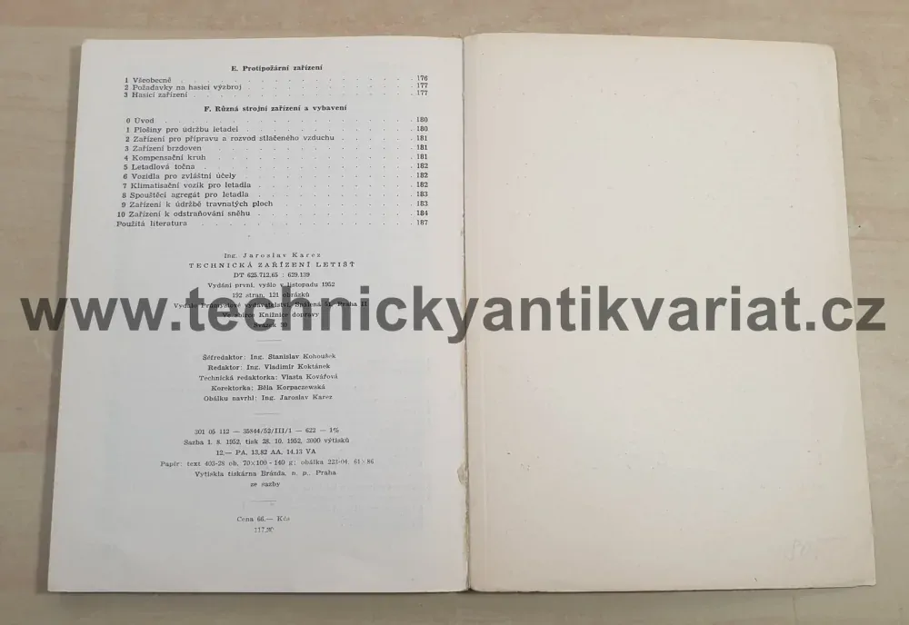 Technické zařízení letišť - Jaroslav Karez (1952)