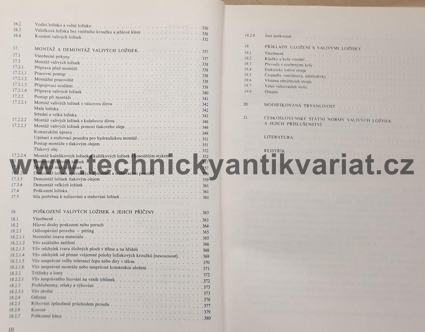 Technika uložení s valivými ložisky - Jan Frohlich (1980)