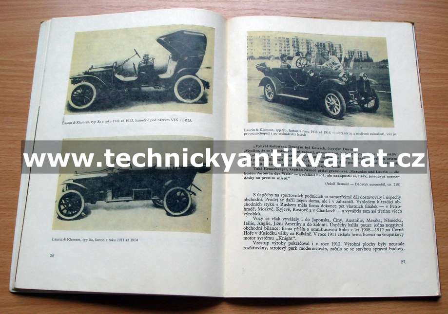 Laurin a Klement auto album archiv
