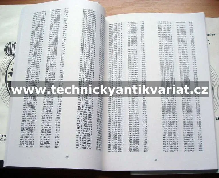 Tatra 815-2 - katalog náhradních dílů (1992)