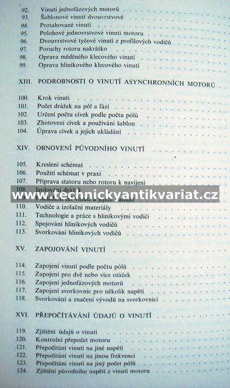 Navíjení a převíjení malých elektrických strojů točivých - Knotek (1990)