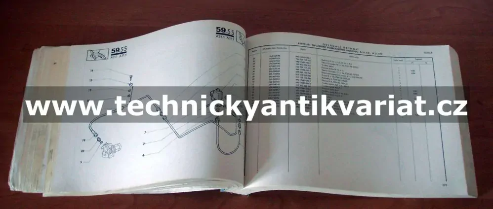 Avia A31.1 - katalog náhradních dílů (1988)