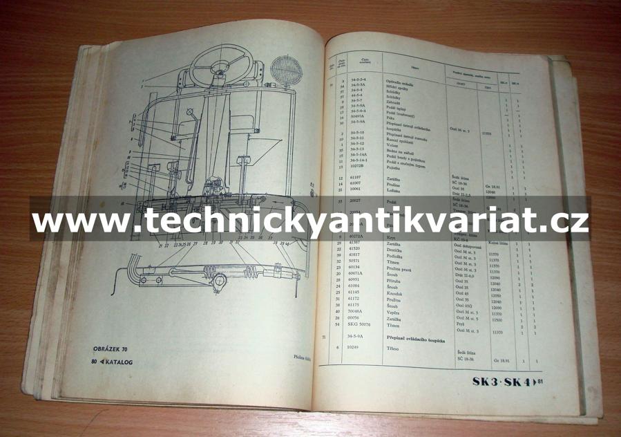Samohybné sklízecí mlátičky SK3, SK4