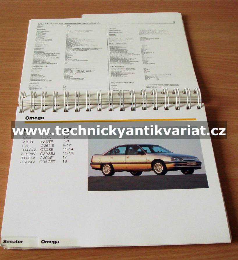 Opel Technical Data