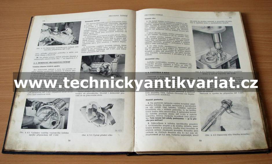 Škoda 1000MB - dílenská příručka (1964)