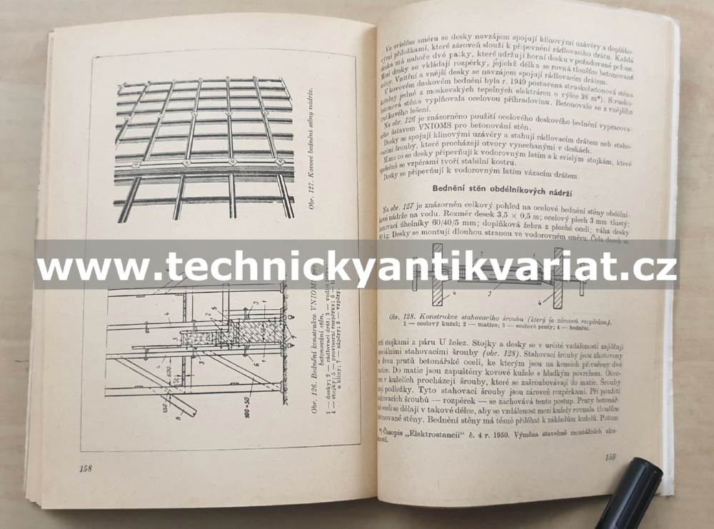 Bednění železobetonových průmyslových staveb - V.M. Useko (1954)