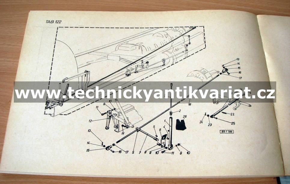 Tatra 813 6x6 - katalog náhradních dílů (1969)