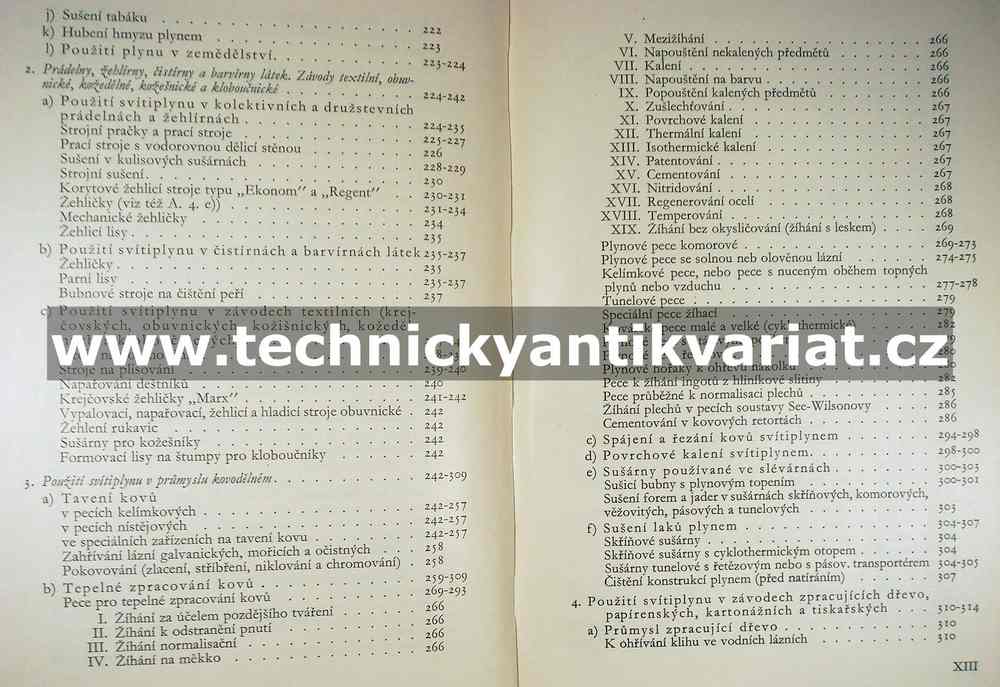 Upotřebení svítiplynu v domácnostech, v průmyslu a jiných oborech III. - Jan Lenc (1950)