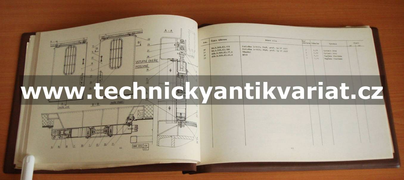 Post mw typ 509 a 511 Poštovní vůz