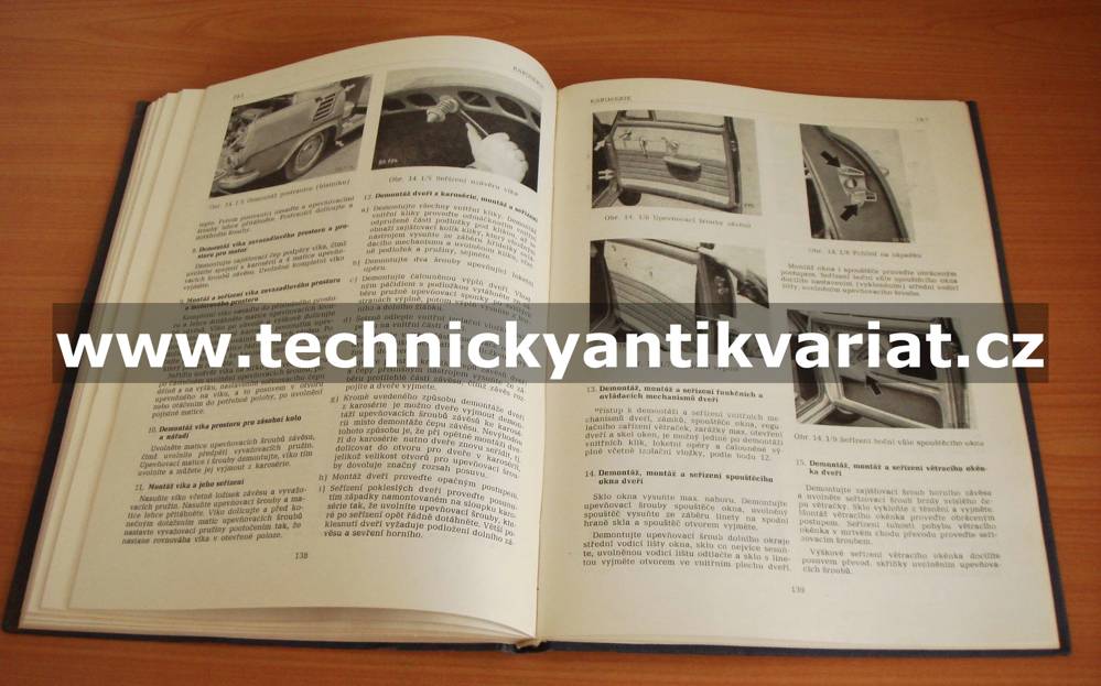 Škoda 1000 MB - dílenská příručka (1964)