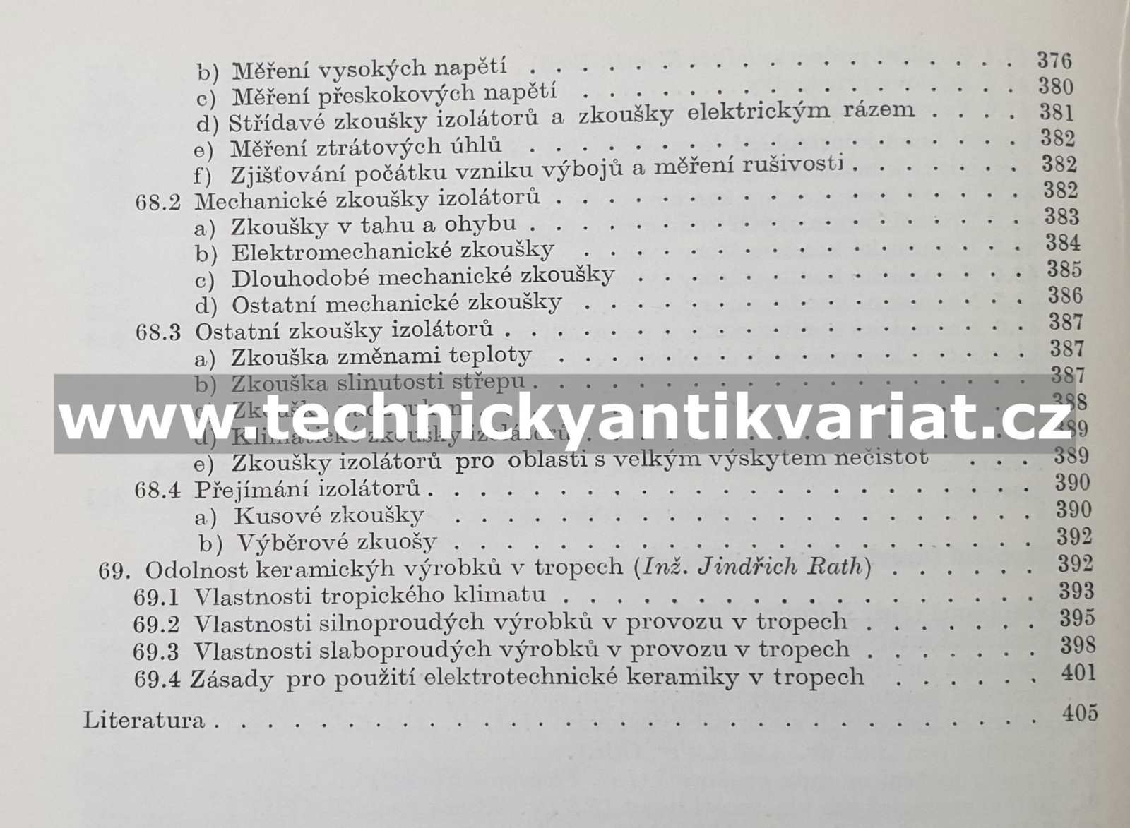 Elektrotechnická keramika - Miroslav Turek (1964)