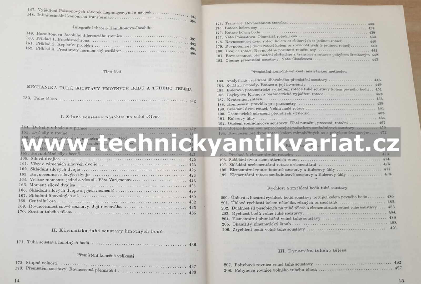 Mechanika hmotných bodů a tuhého tělesa I. úvod do theoretické fysiky - Viktor Trkal (1956)
