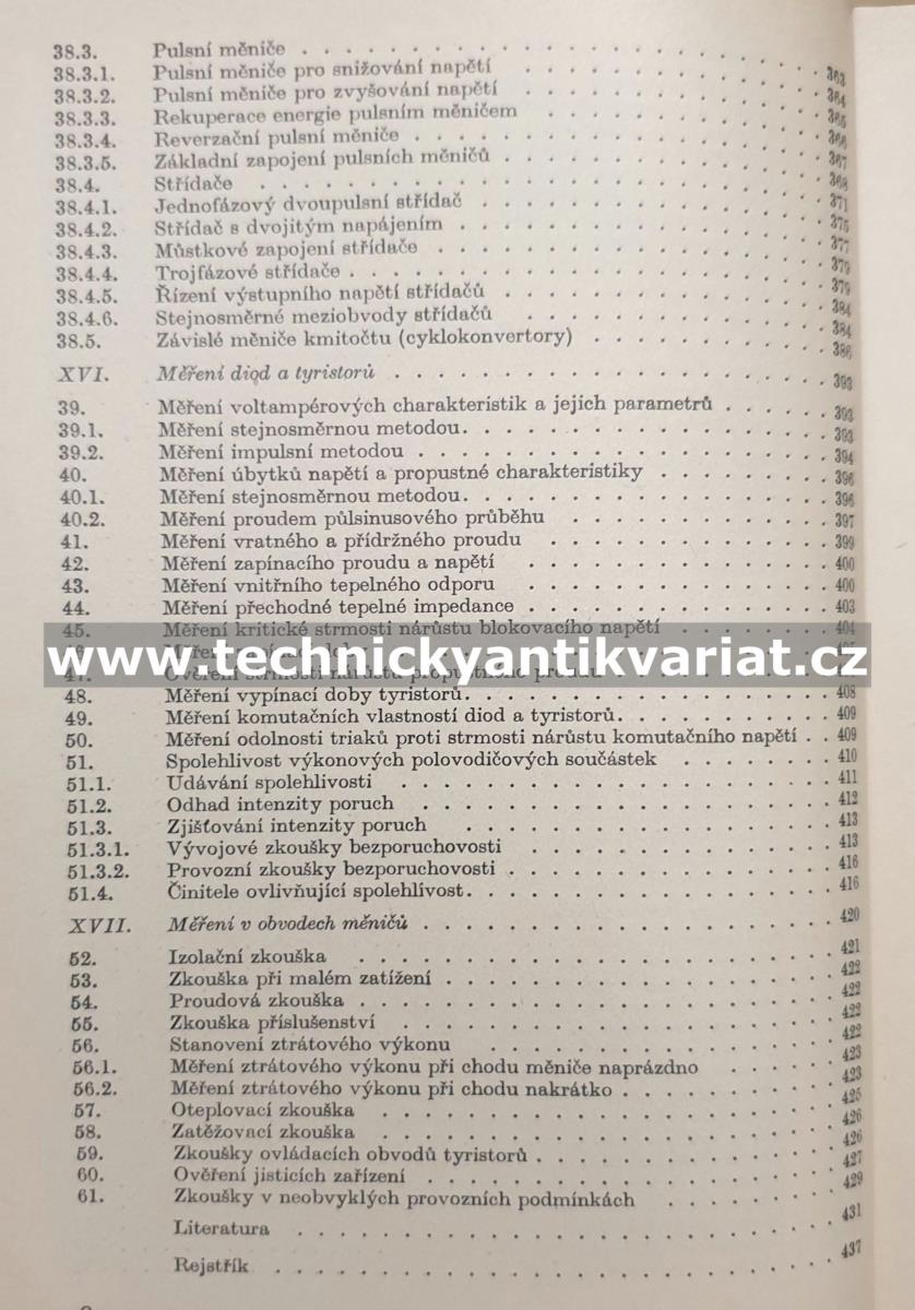 Diody a tyristory v průmyslové elektrotechnice - Josef Zíka (1979)