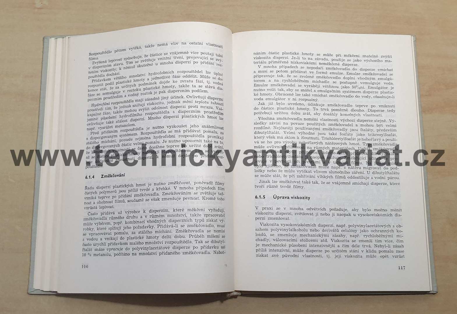 Použití disperzí plastických hmot a kaučuku - Muhlsteph, Poge (1968)