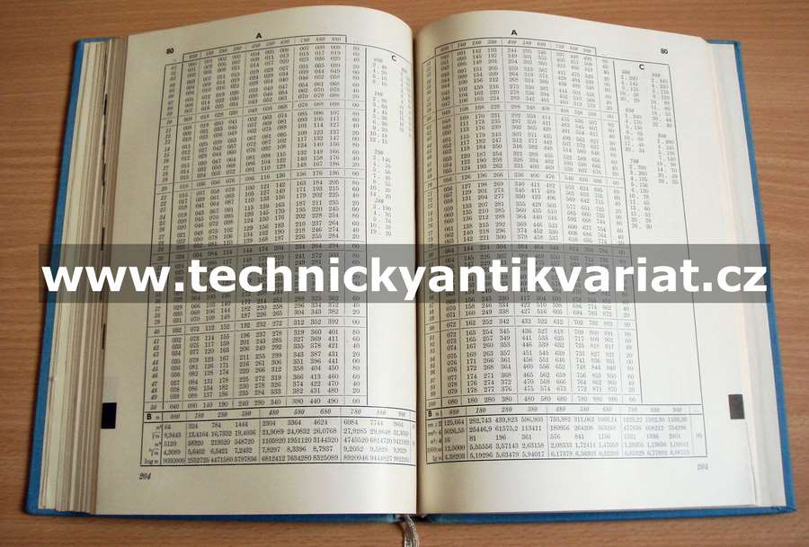 Technické početní tabulky
