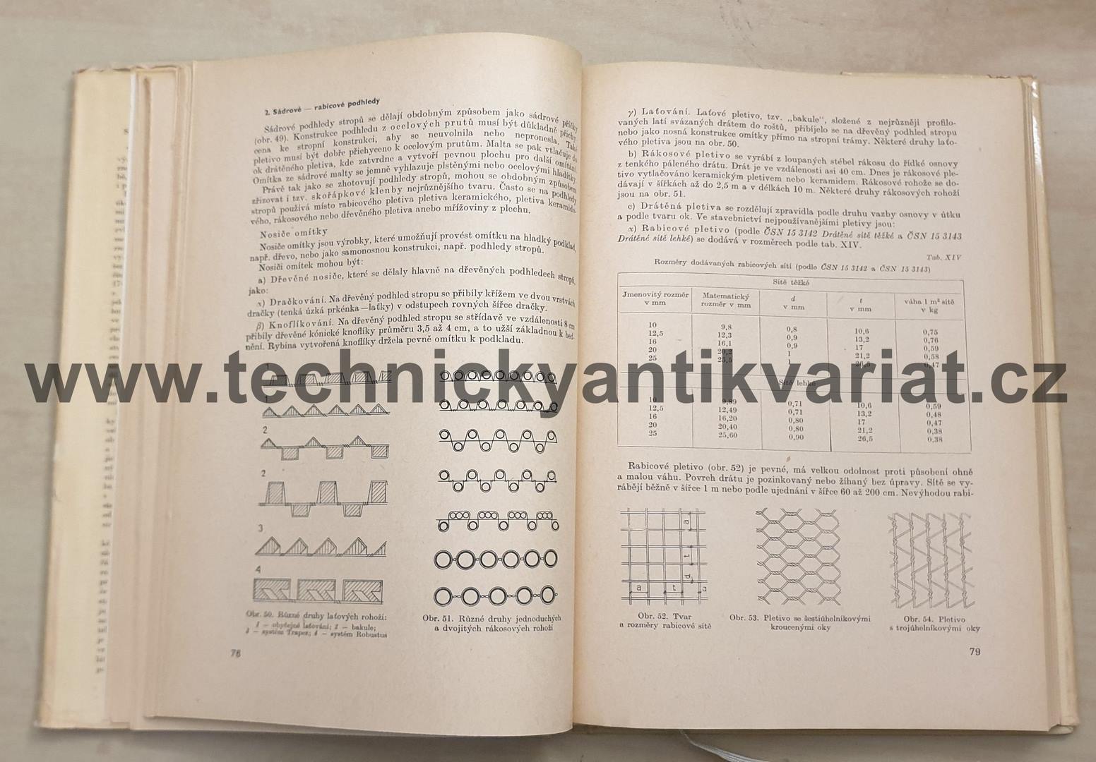Stavební pojiva - Josef Harmáček (1961)
