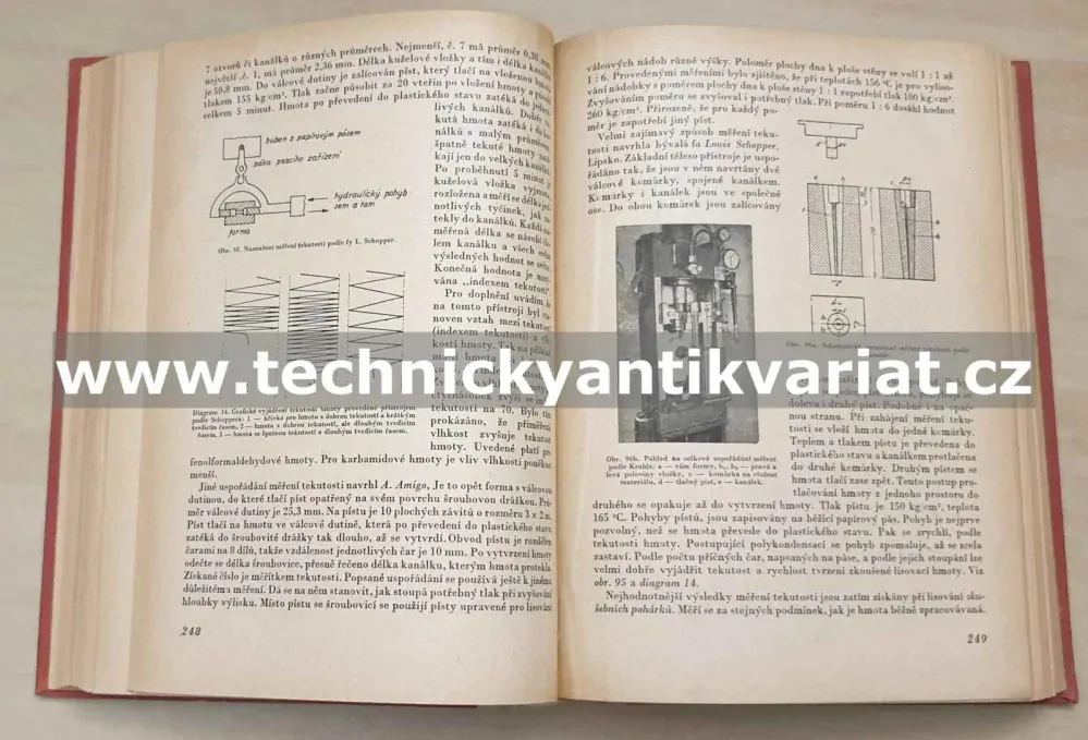 Přehled výroby zpracování a použití plastických hmot - Blabolil (1956)