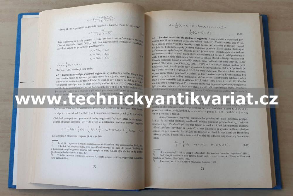 Pružnost a pevnost ve strojnictví - Cyril Hoschl (1971)