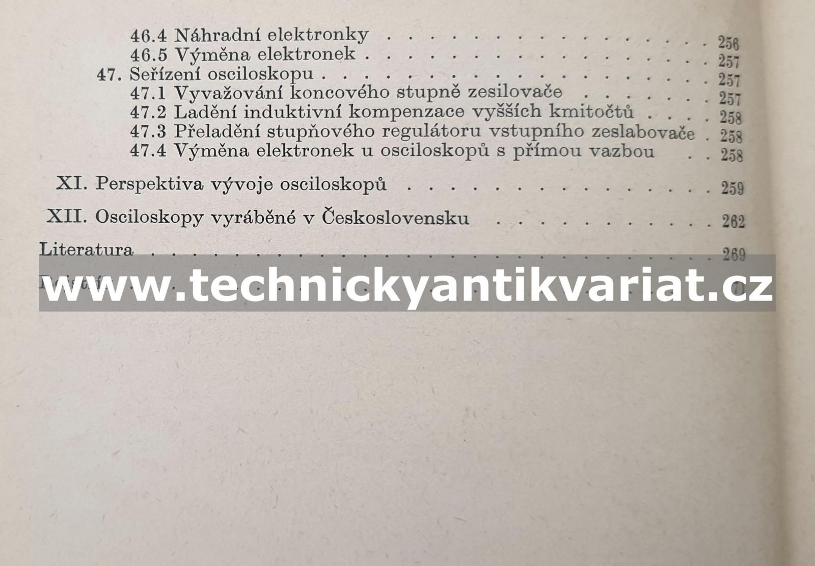 Elektronkový osciloskop - N. Nadler, V. Nesel (1960)