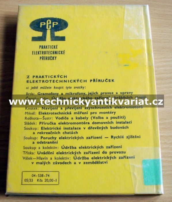Elektroinstalační materiál - Oldřich Novotný (1974)