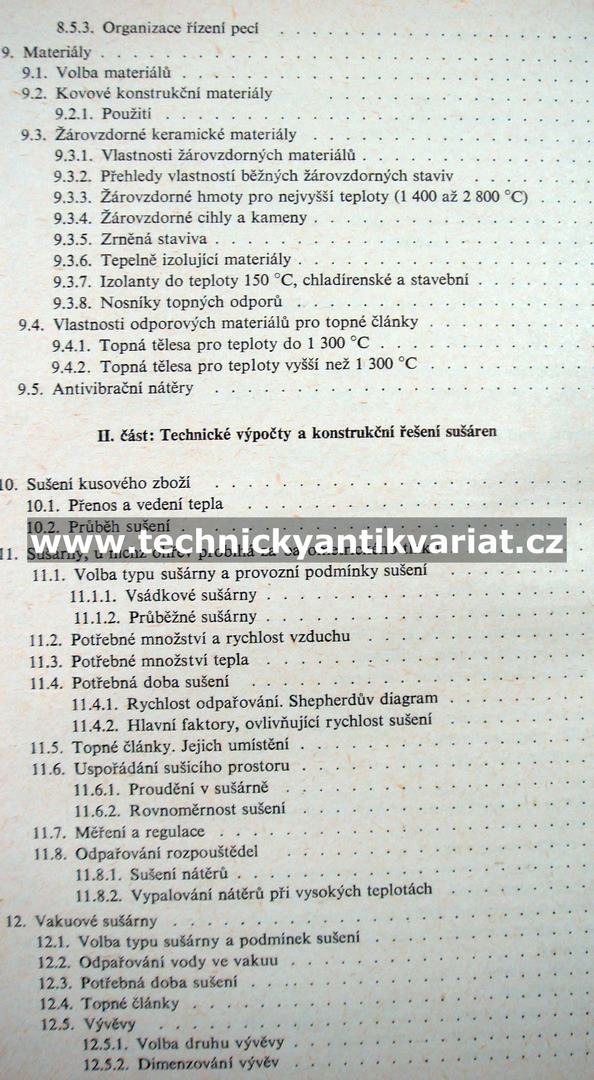 Elektrické odporové pece a sušárny - Dolejší, Tomek (1967)