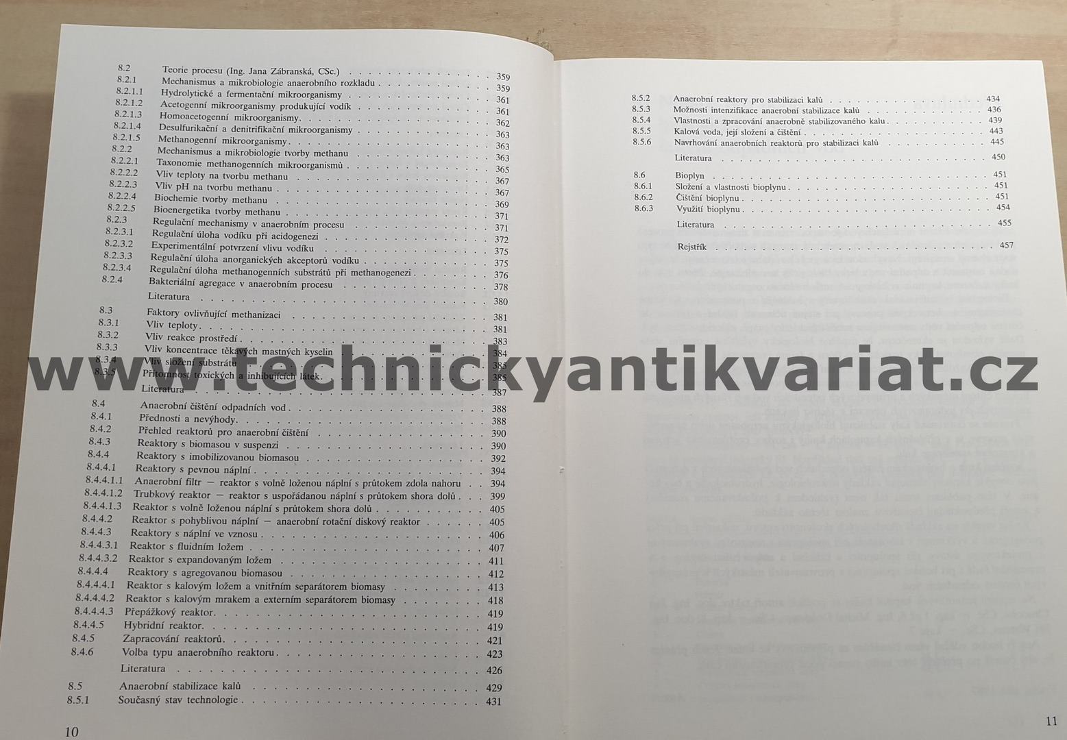 Biologické čištění odpadních vod - Chudoba, Dohányos, Wannert (1991)