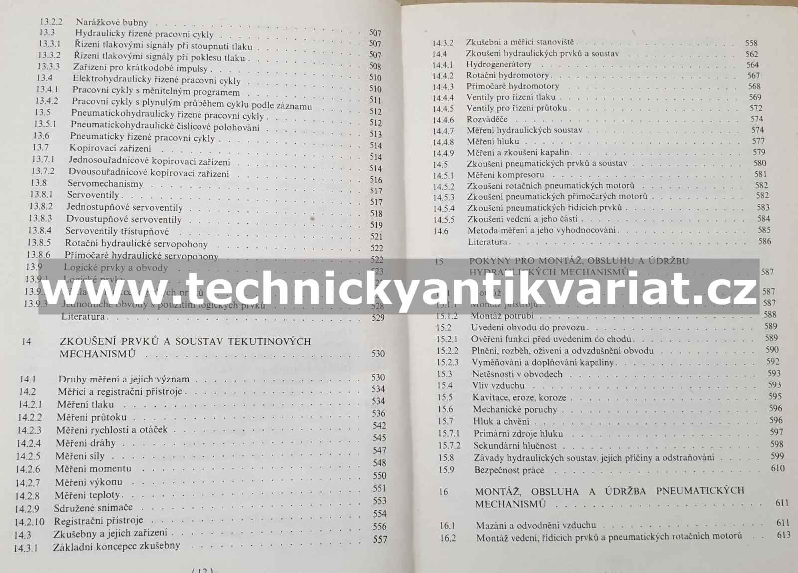 Tekutinové mechanismy - Pivoňka (1987)