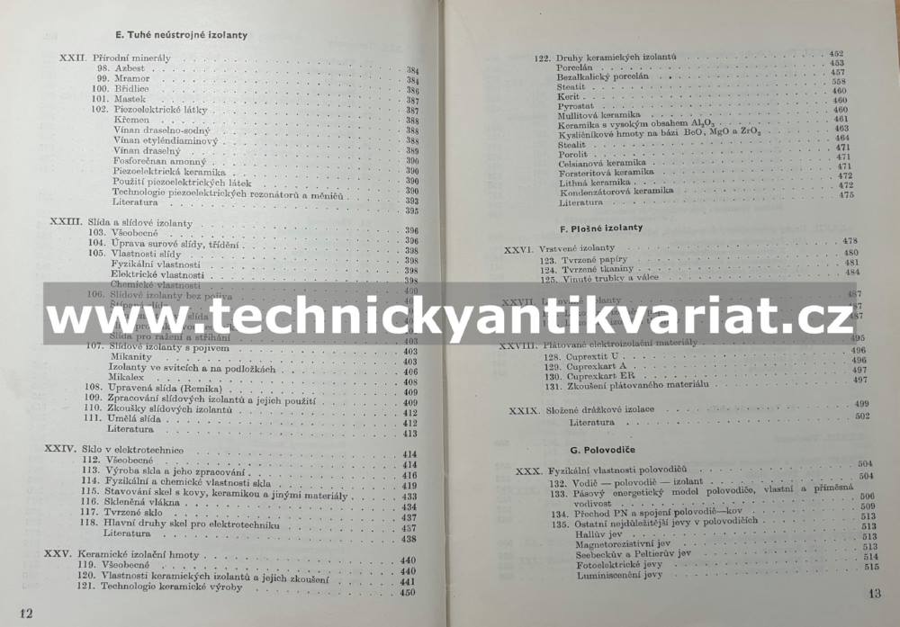 Elektrotechnické materiály - Hassdenteufel, Květ (1967)