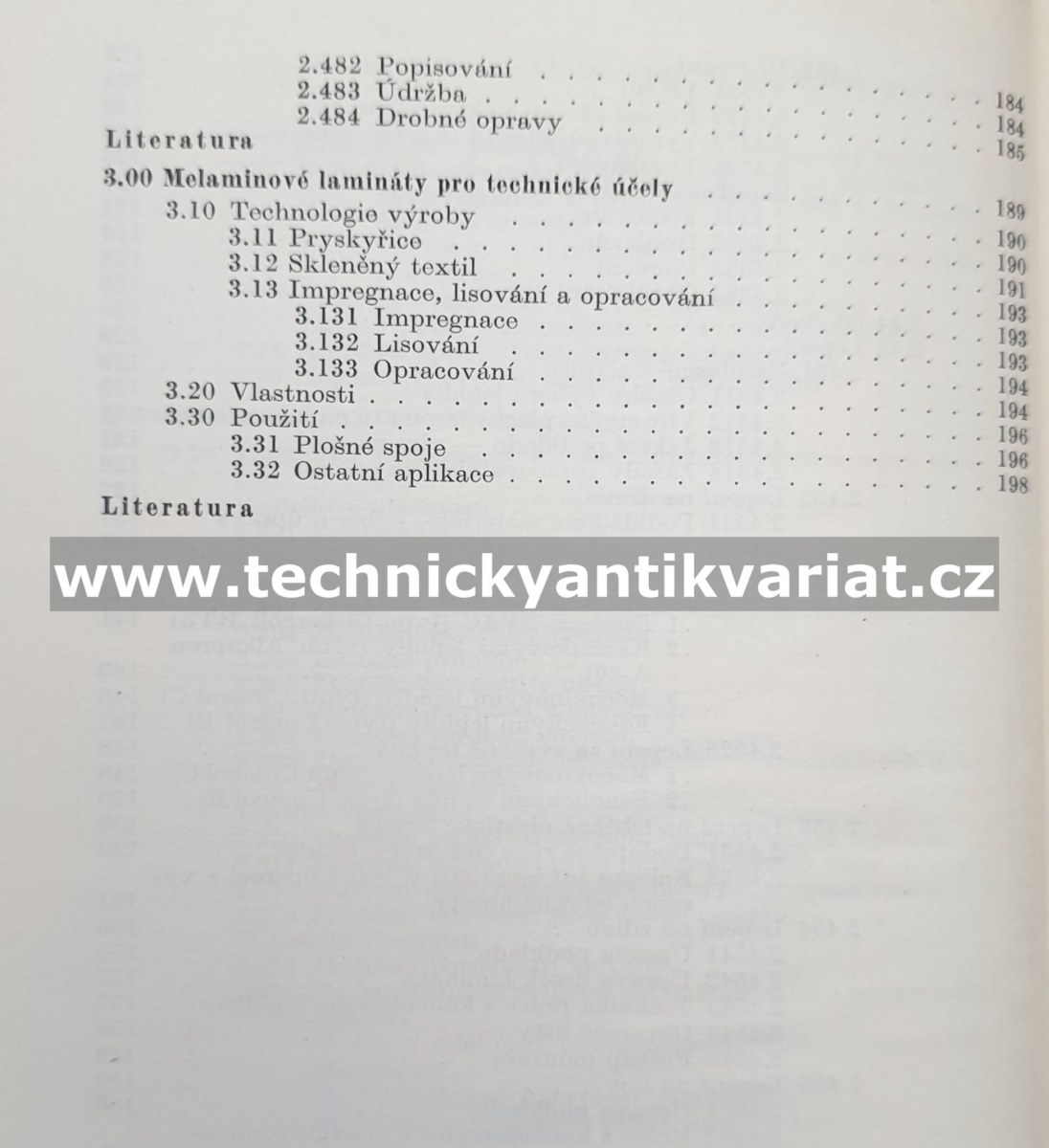 Melaminové lamináty - M. Osten (1966)