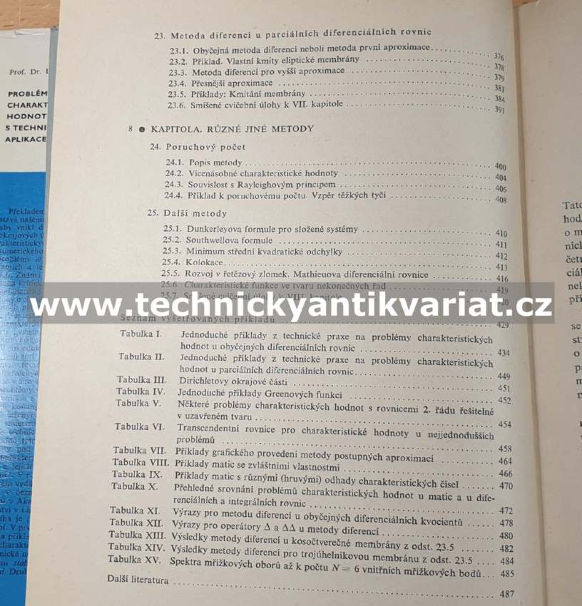 Problémy charakteristických hodnot s technickými aplikacemi - L. Collatz (1965)