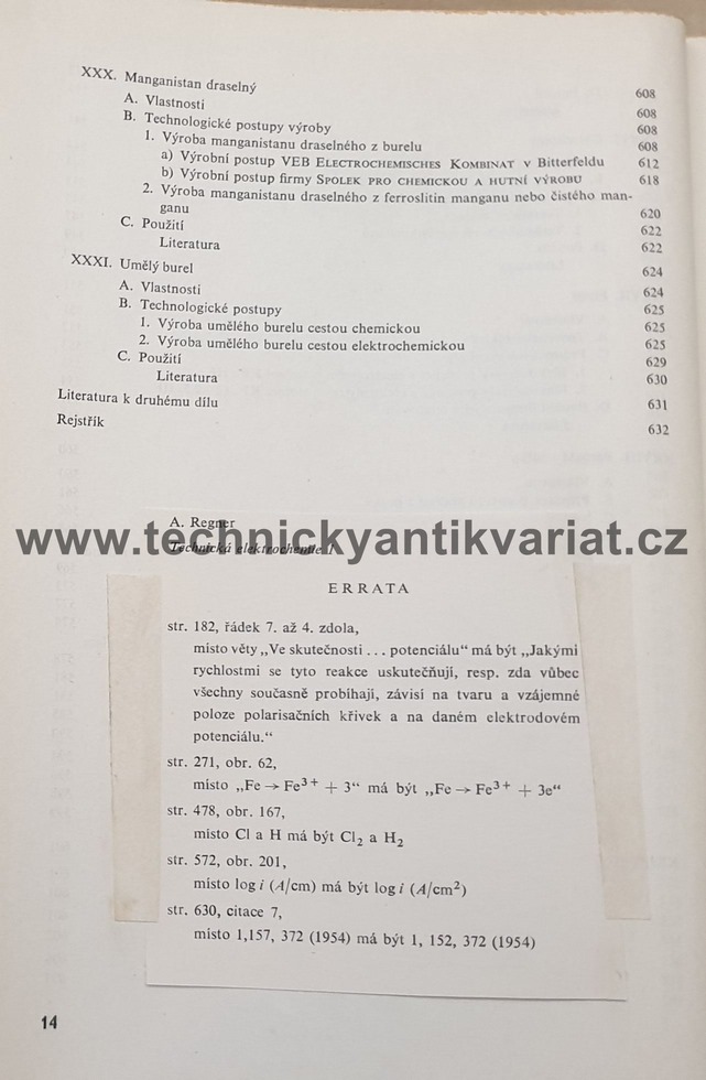 Technická elektrochemie 1 - Albert Regner (1967)