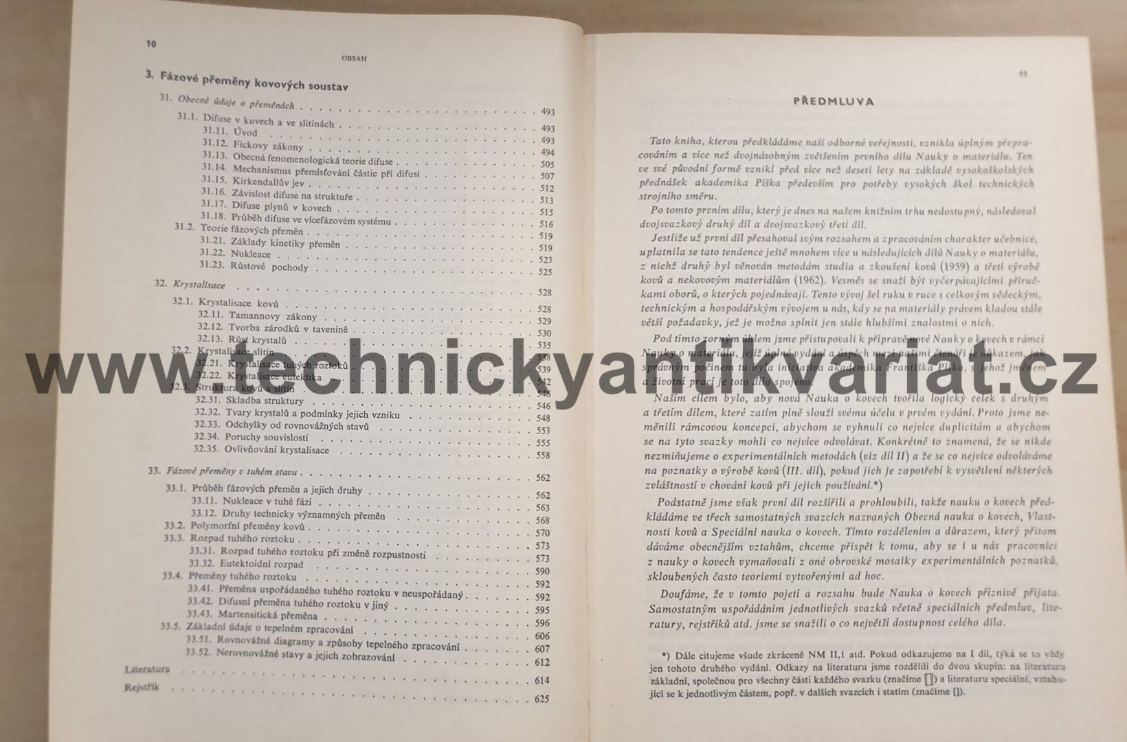 Nauka o materiálu I.1.svazek - obecná nauka o kovech - Jeníček, Ryš, Cenek, Hrbek (1966)