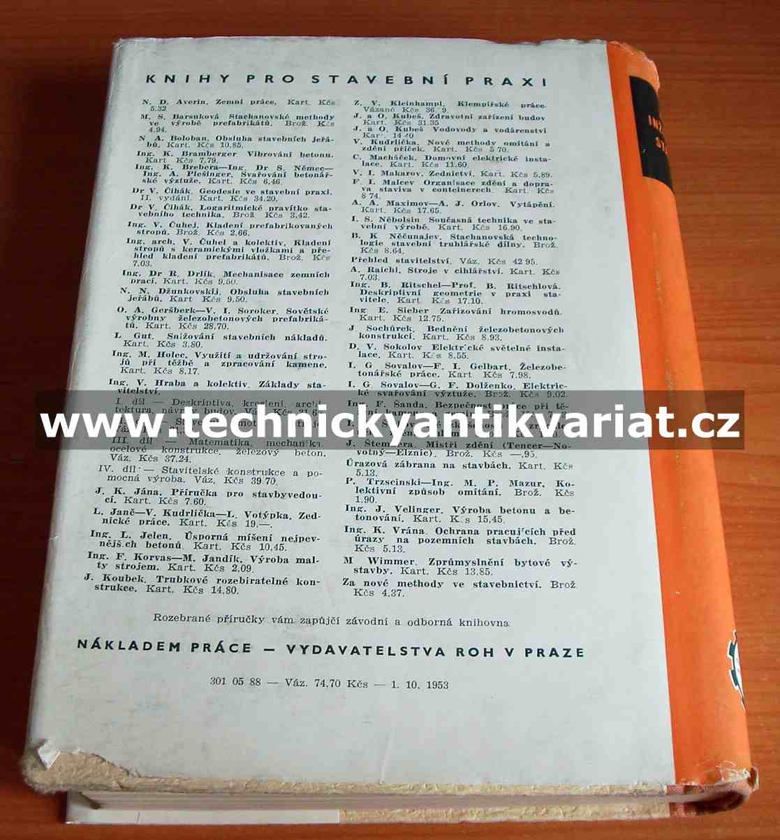 Základy inženýrského stavitelství I. (1953)