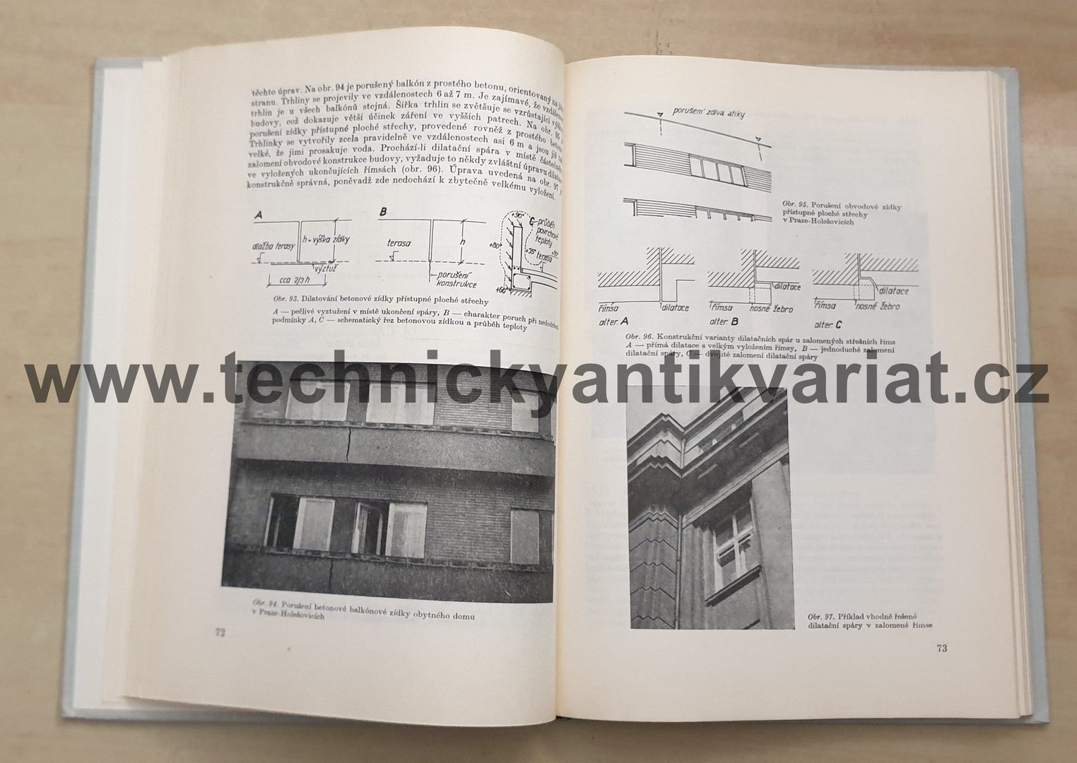 Dilatační spáry v pozemních stavbách - F. Voldřich (1976)