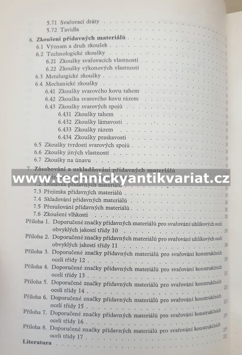 Přídavné materiály pro svařování - Antonín Kleander (1966)