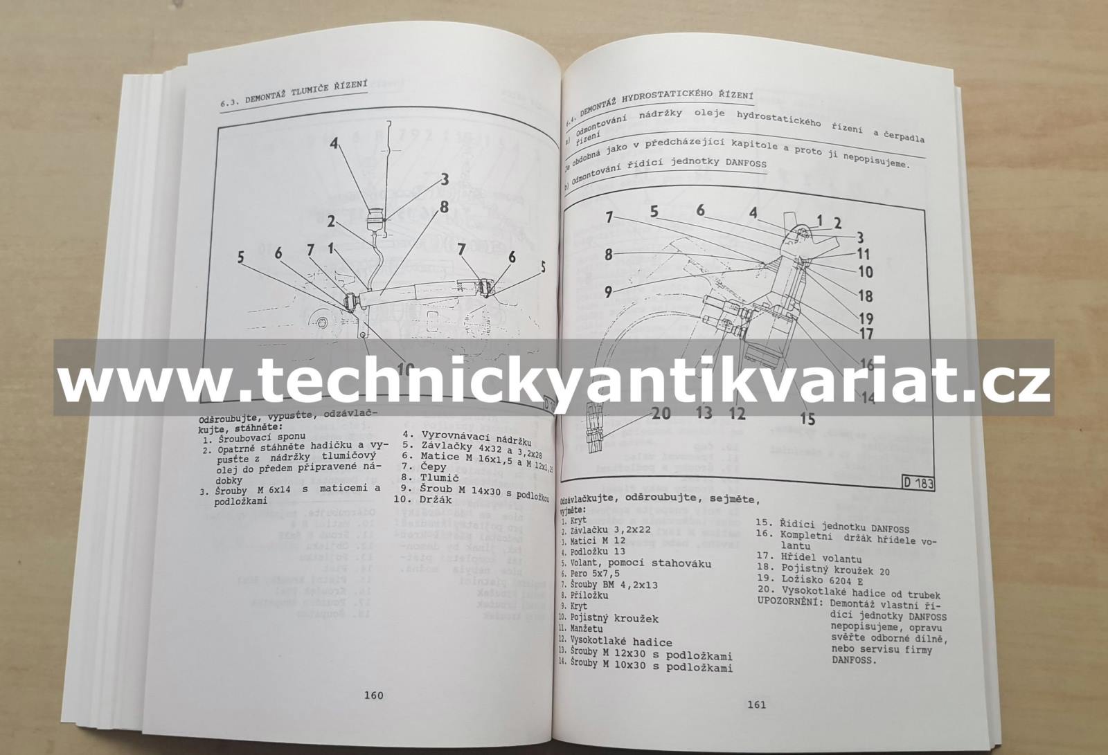 Zetor 3320 4320 5320 6320 6340 - Dílenská příručka (1993)