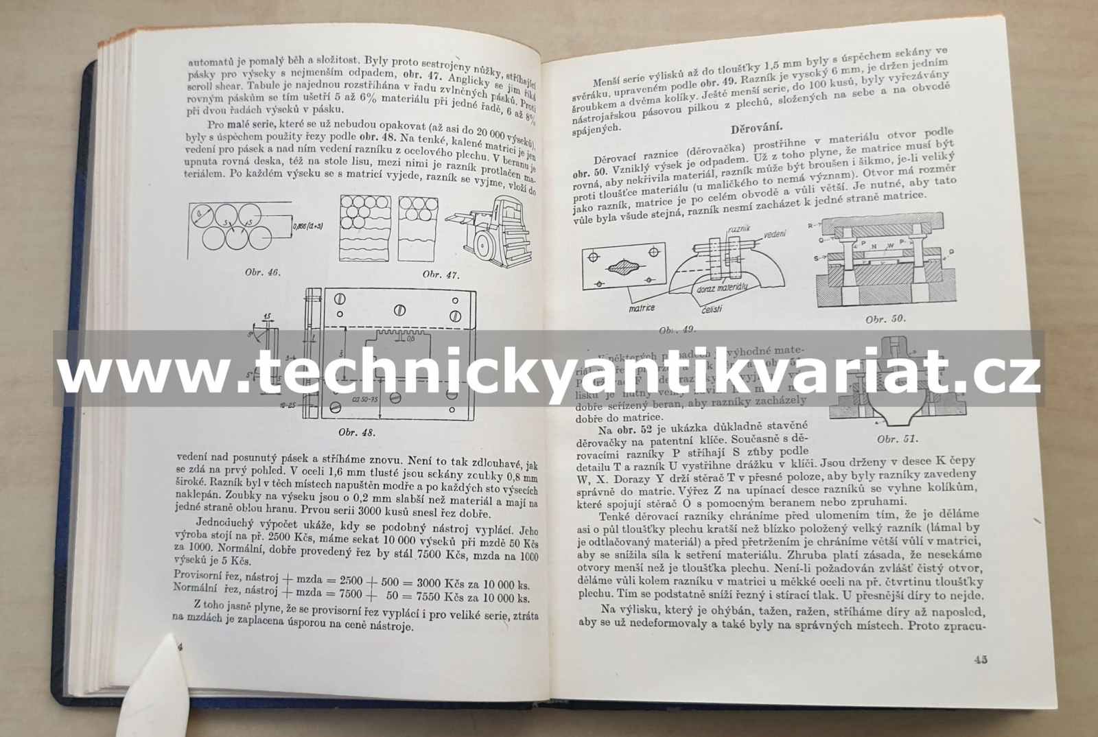 Hromadná výroba lisováním - B. Dobrovolný (1949)