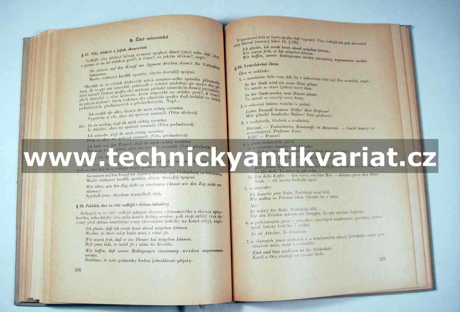 Učebnice němčiny pro vysoké školy technického směru - Jaroslava Čermáková (1961)