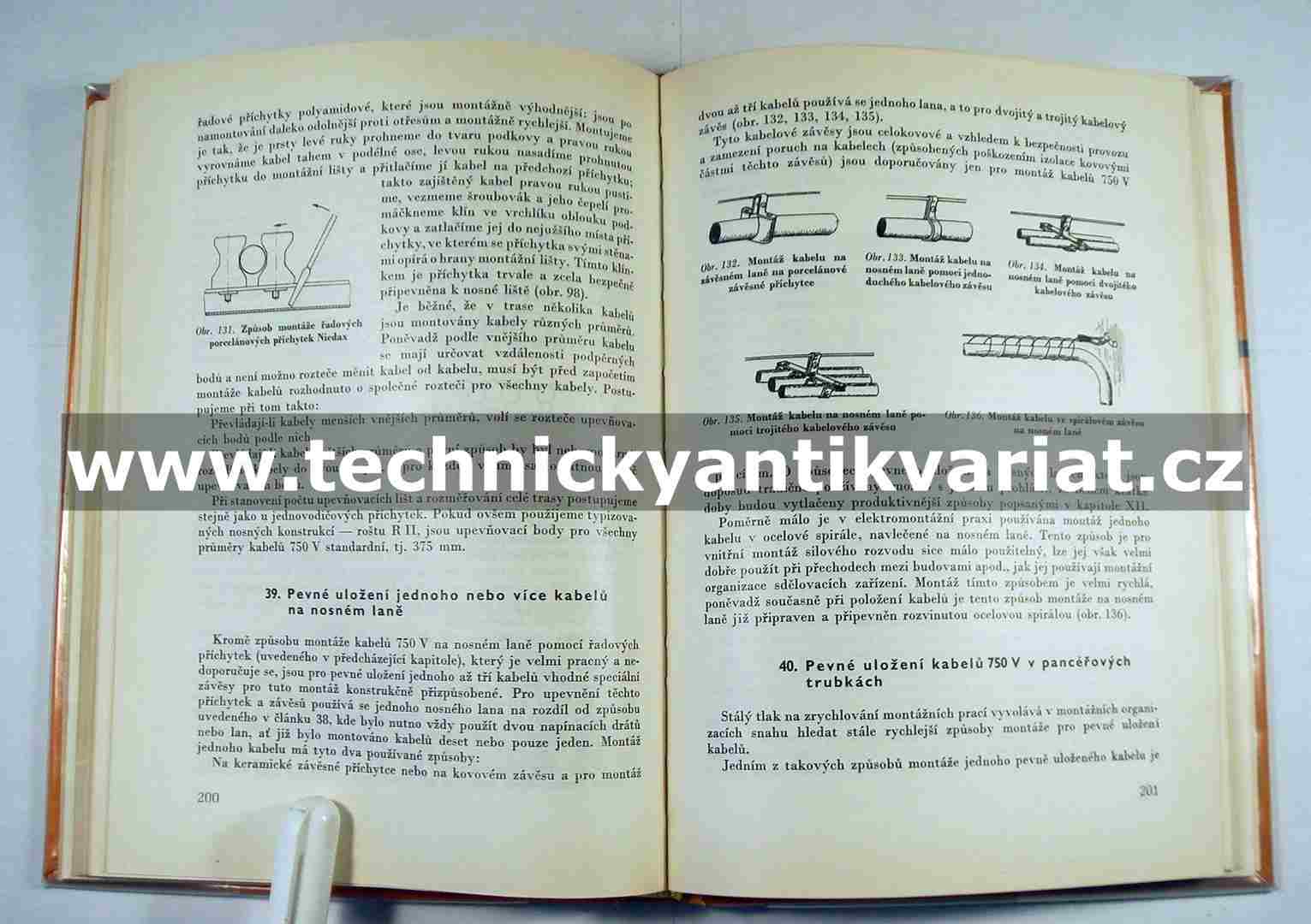 Instalace silovými kabely do 750V - Švanda, Přibyslavský (1969)